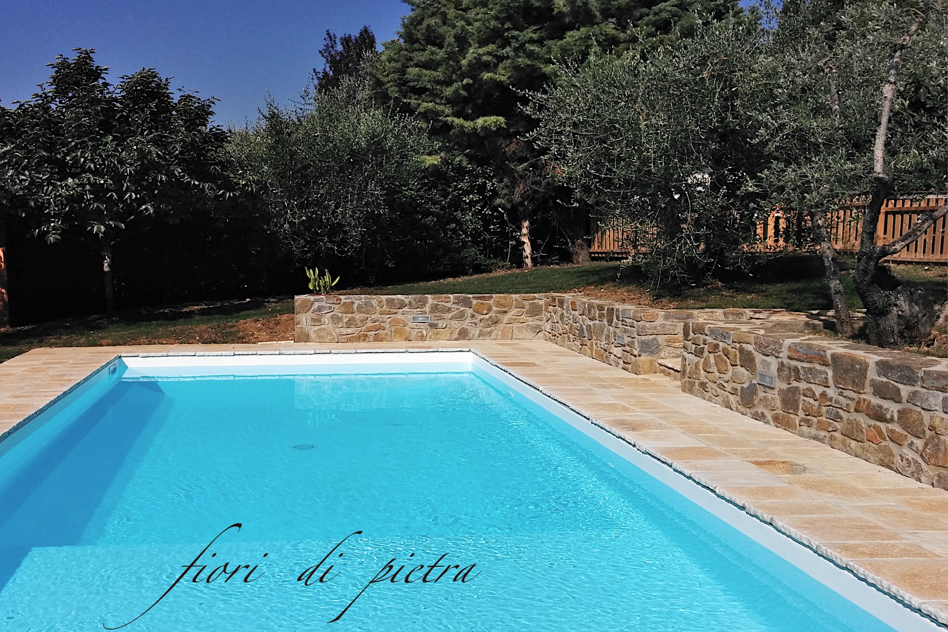 Projects Piscine with Galestro stone